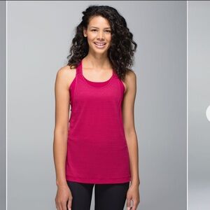 Lululemon Stash It Tank/Bra Berry Size 8